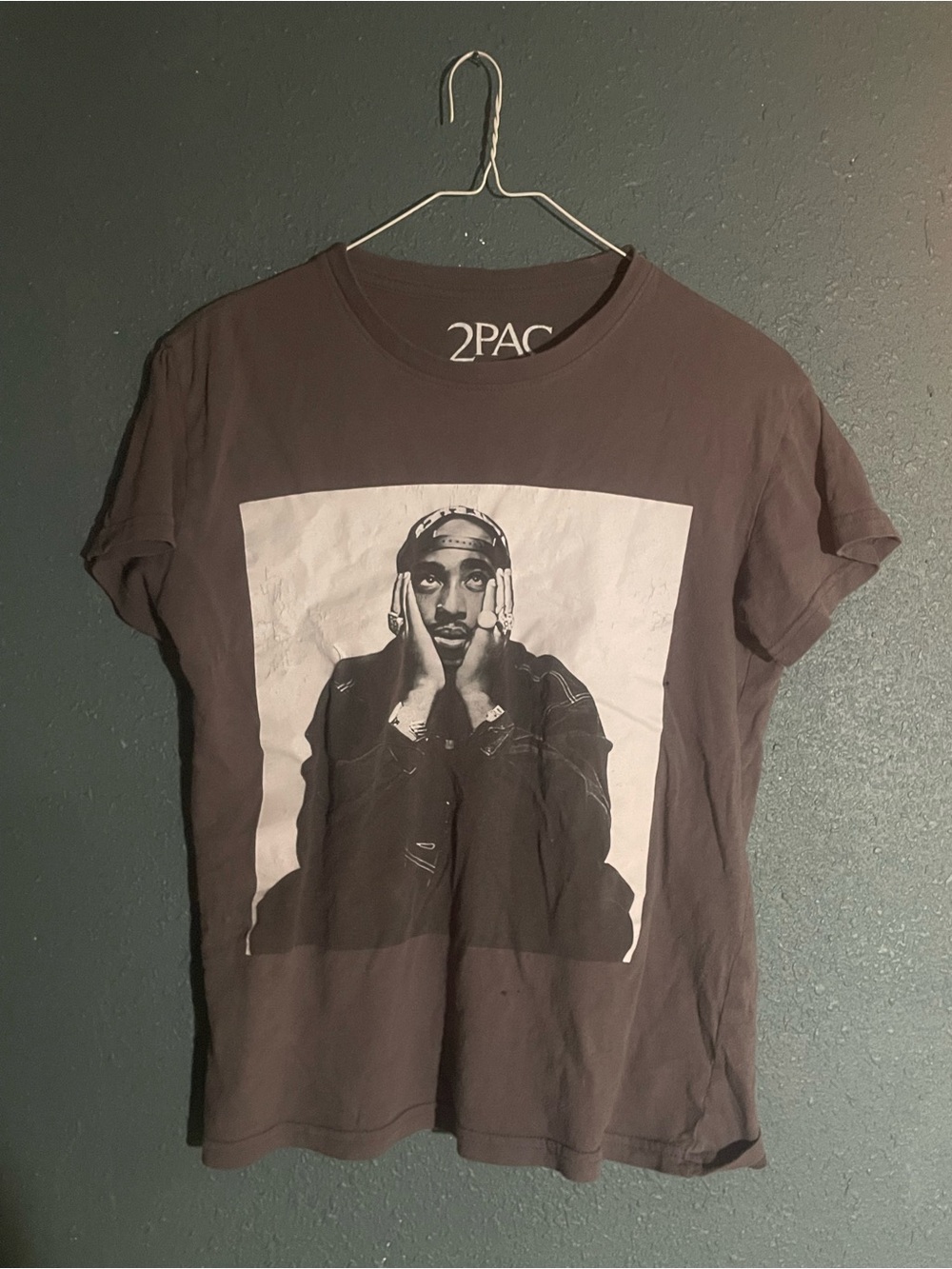 2PAC Black Graphic Short Sleeve Crew Neck Tee